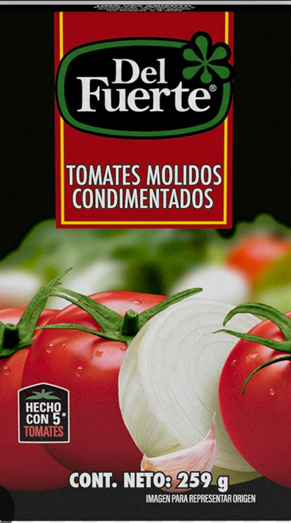 Tomates molidos condimentados